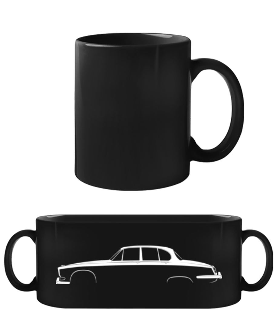 'Jaguar 420' Silhouette · Tasse Noire