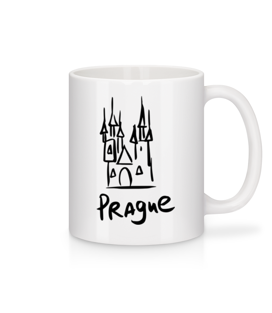 Signe De Prague · Mug en céramique blanc