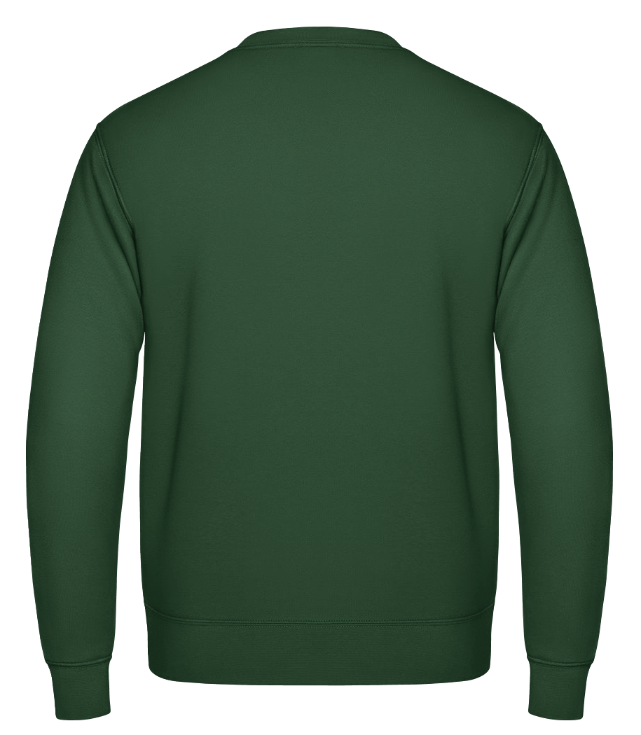 Aperçu: Superwoman Silhouette - Sweat-shirt classique avec manches set-in - Vert bouteille - Hinten