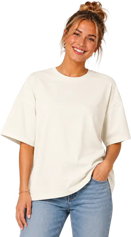 T-shirt oversize bio unisexe Stanley Stella 2.0 – Vue de face