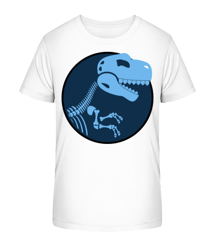 Aperçu: Logo De Dinosaure - T-shirt bio Enfant Stanley Stella 2.0 - Blanc - Devant