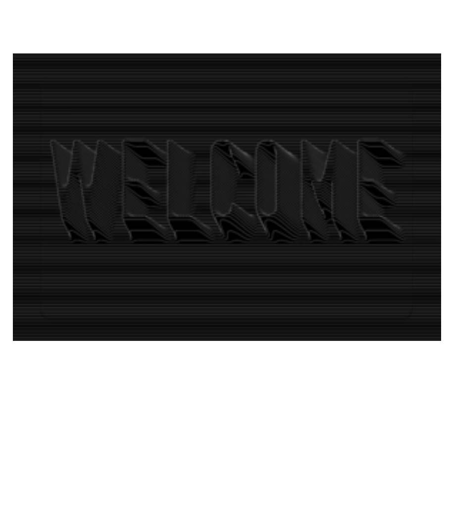 Welcome Distortion · Paillasson
