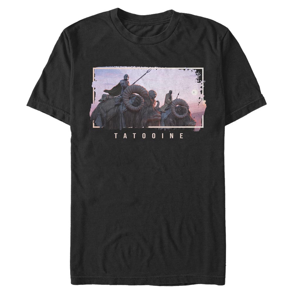 Star Wars - The Mandalorian - Tatooine MandoMon Epi Hidden - Homme T-shirt