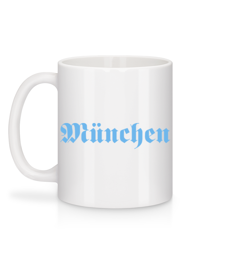 Aperçu: München - Mug en céramique blanc - Blanc - Derrière