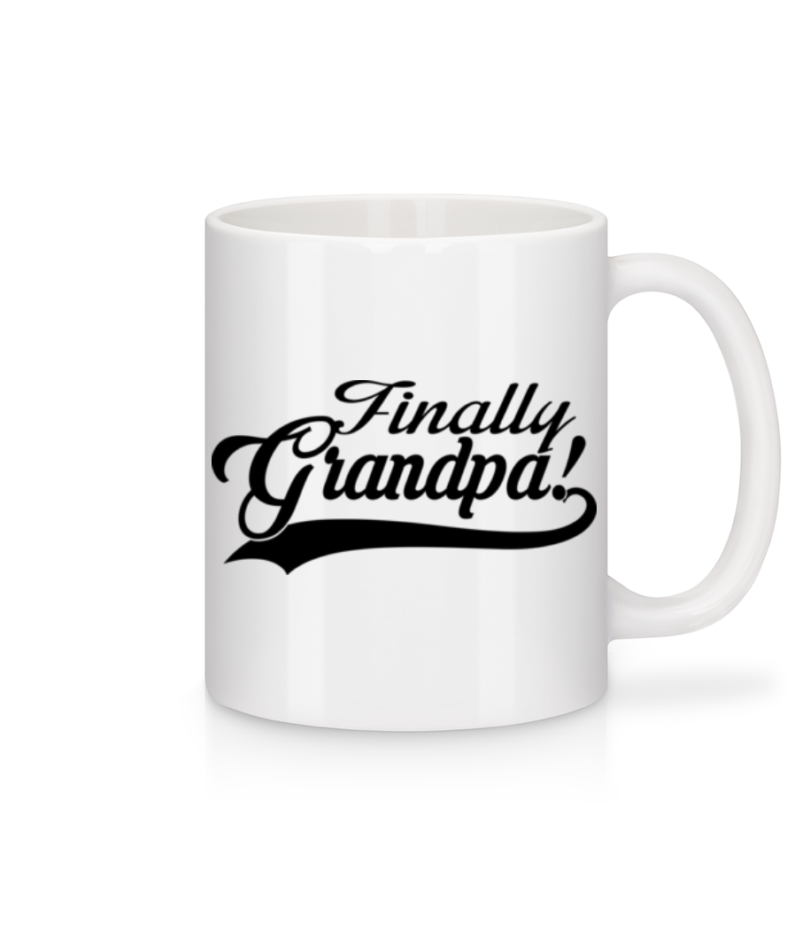 Finally Grandpa · Mug en céramique blanc