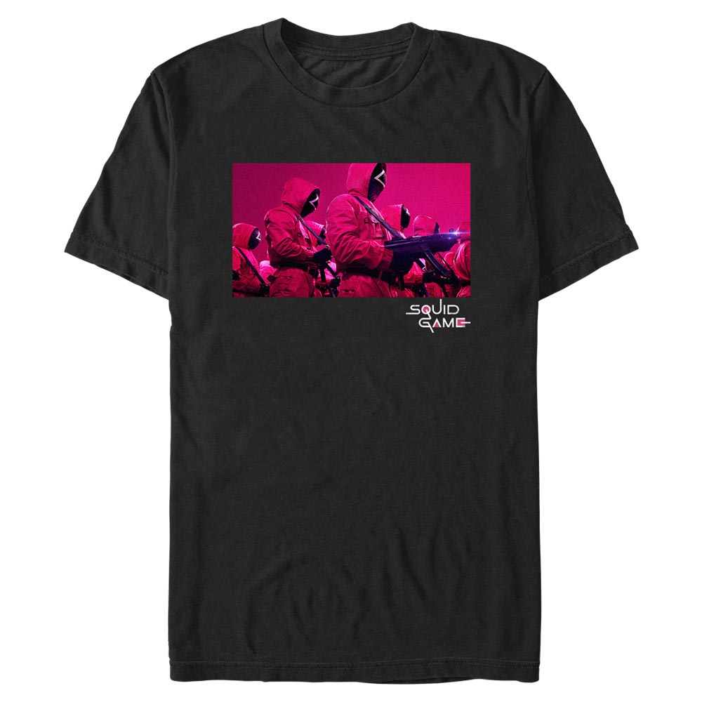 Netflix - Squid Game - Pink Guards - Homme T-shirt