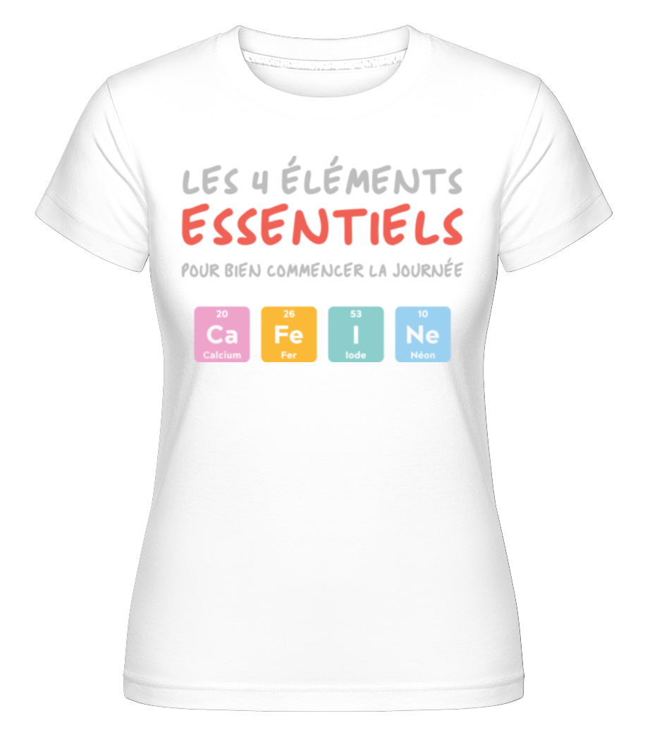 Les 4 Éléments Essentiels ·  T-shirt Shirtinator femme