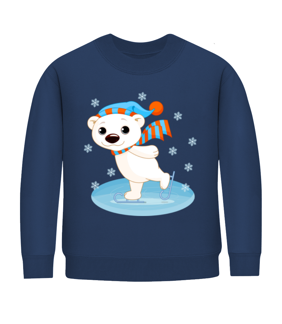 Ours Sur La Glace · Sweatshirt Enfant