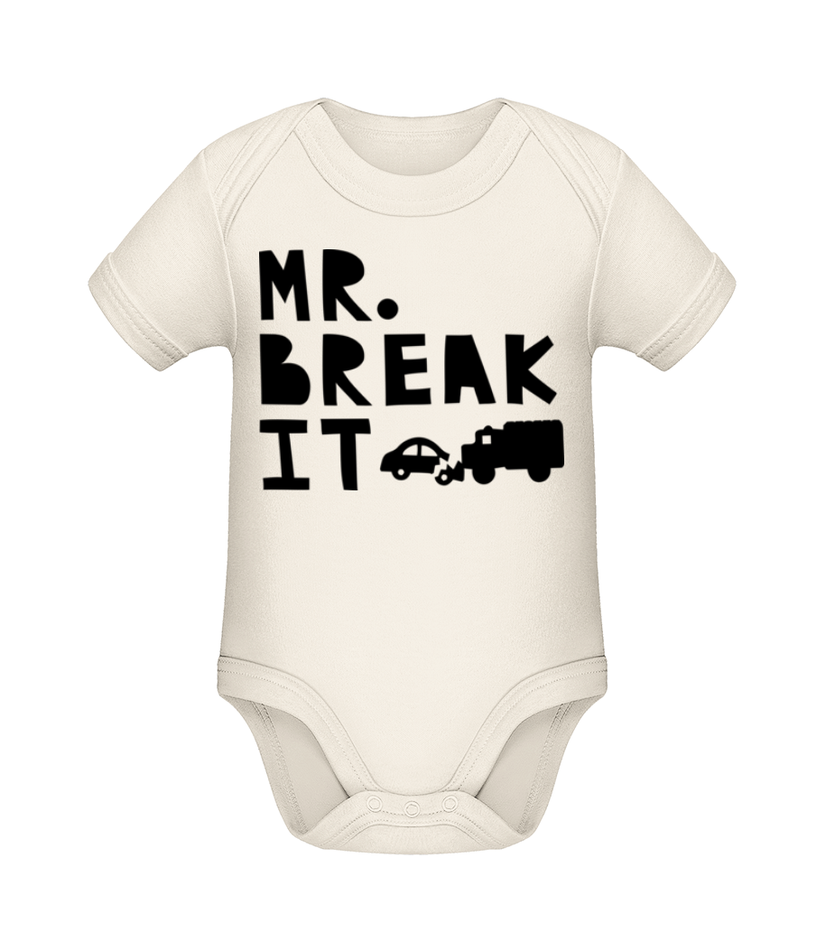 Mr Break It · Body manches courtes bio