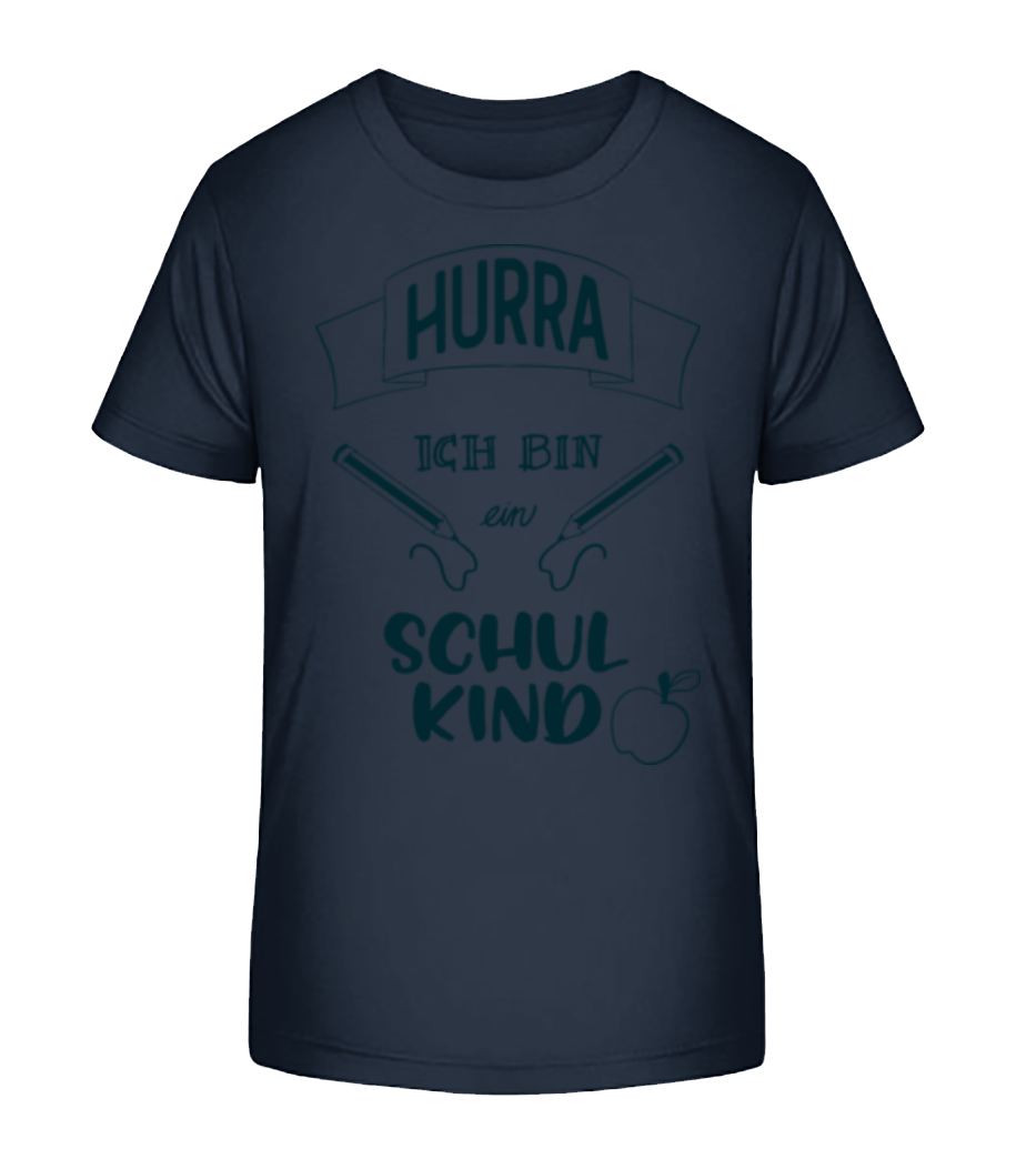 Hurra Bin Ein Schulkind · Kinder Bio T-Shirt Stanley Stella 2.0