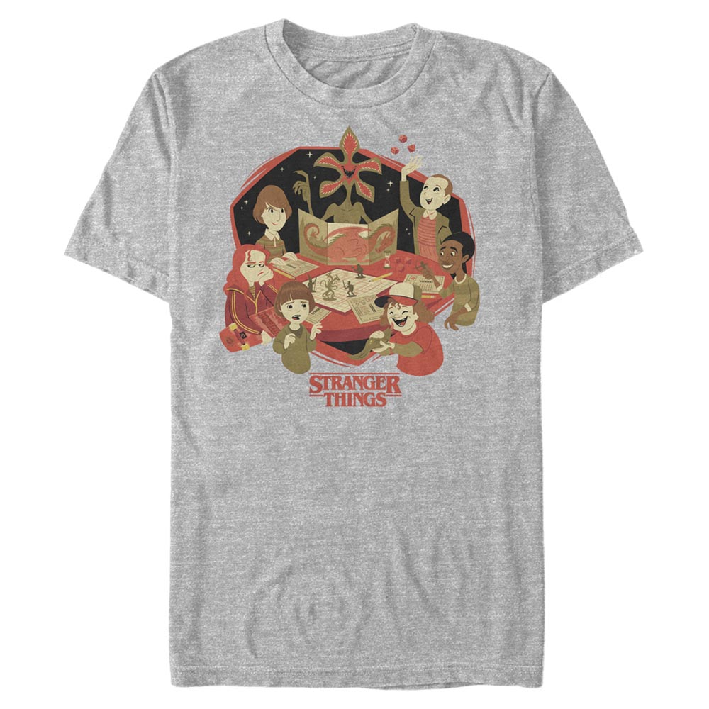 Netflix - Stranger Things - Photo de groupe DnD Group - Homme T-shirt