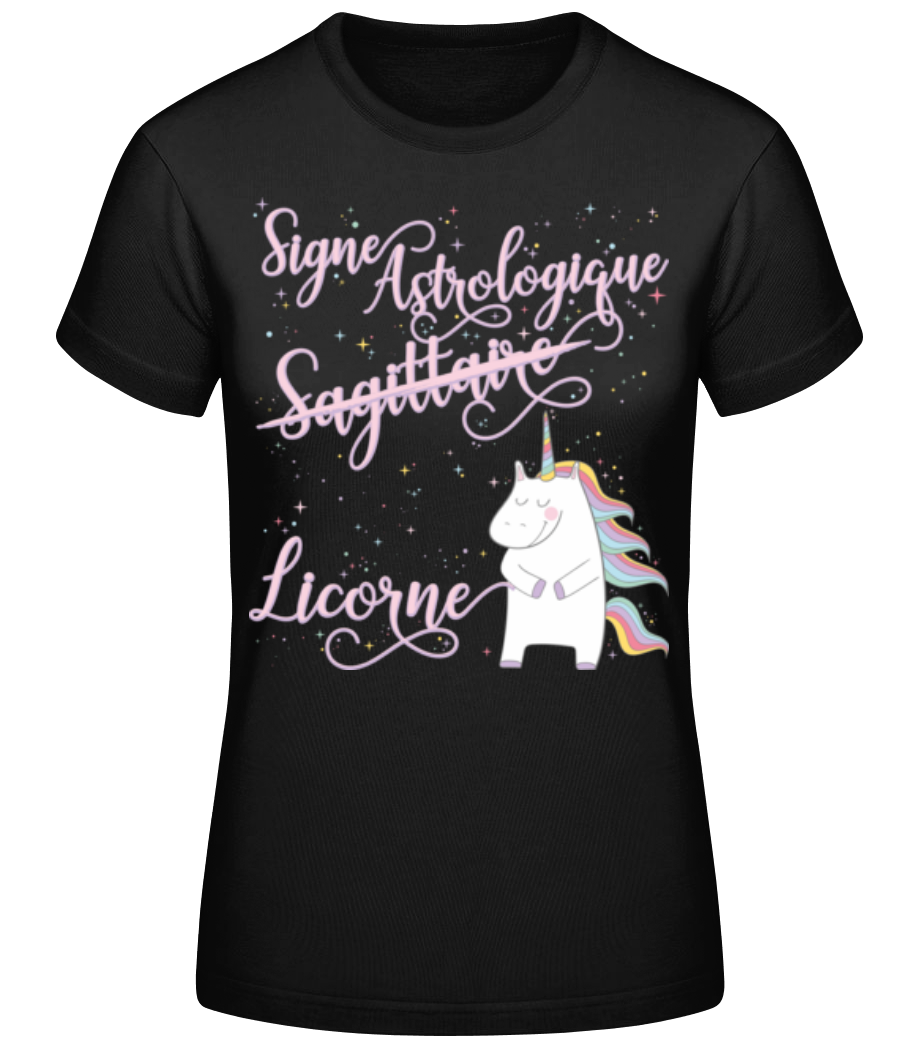 Signe Astrologique Licorne Sagittaire · T-shirt standard Femme