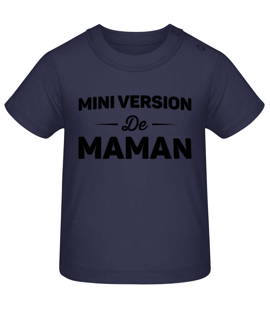 Mini Version De Maman · T-shirt Bio Bébé