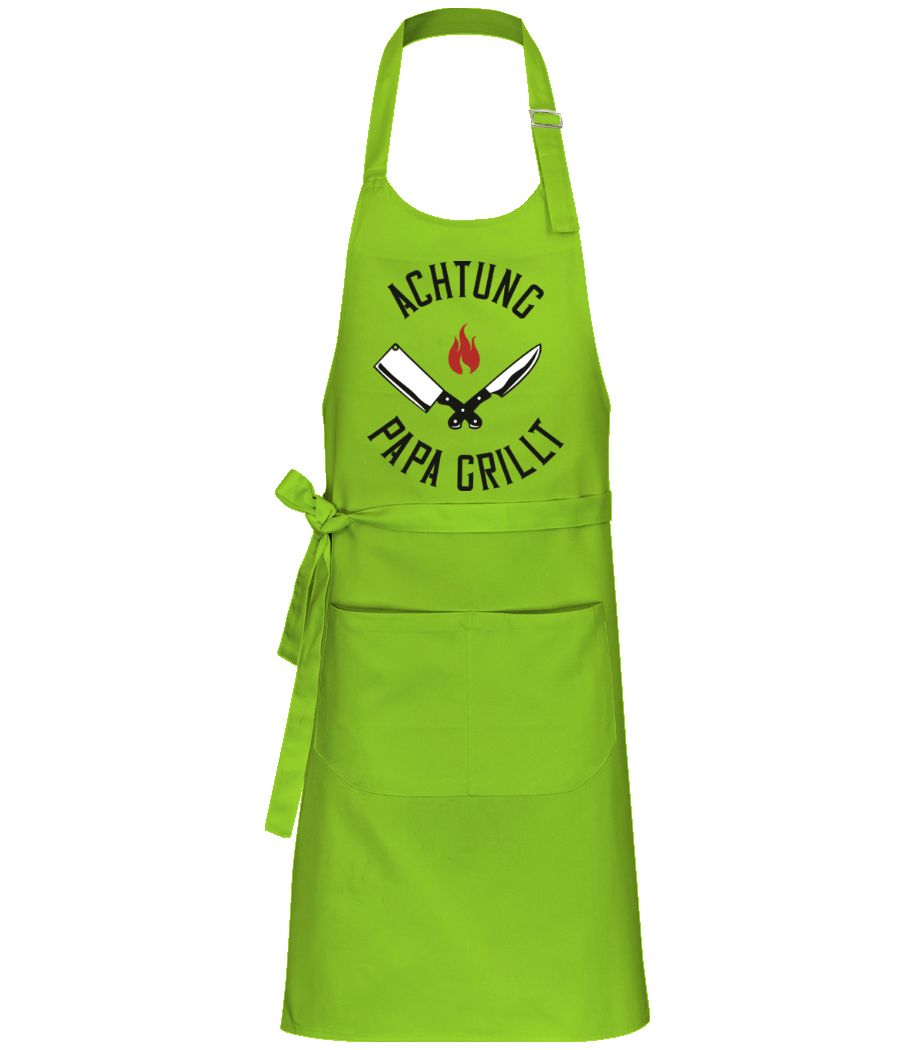 Achtung Papa Grillt · Profi Kochschürze