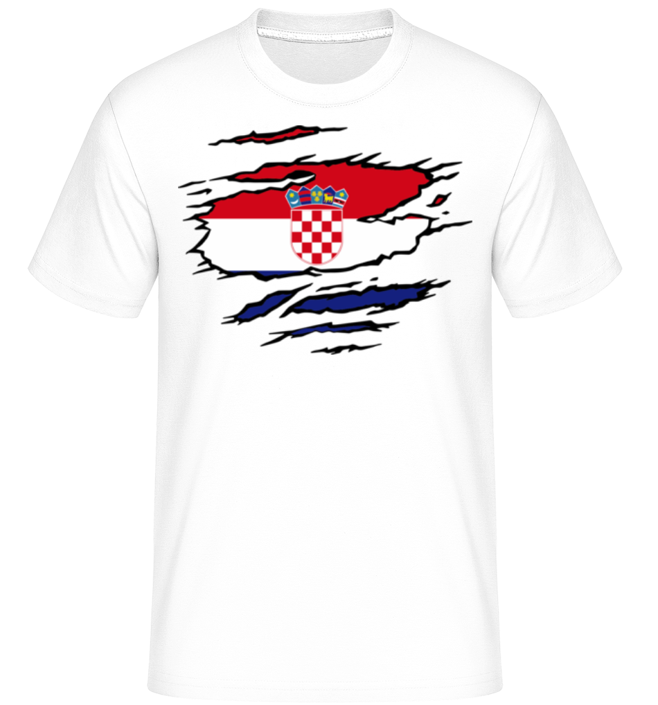 Drapeau mûré Croatie ·  T-Shirt Shirtinator homme