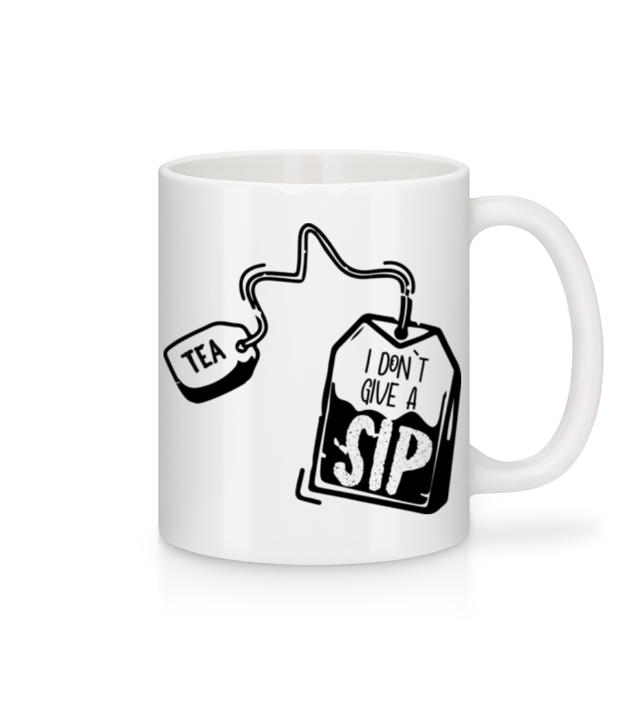 I Don`t Give A Sip · Mug en céramique blanc