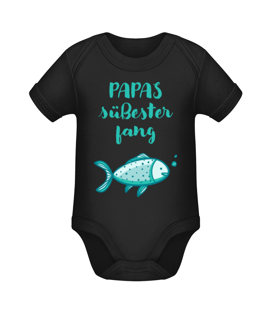 Papas Süßester Fang · Baby Bio Strampler
