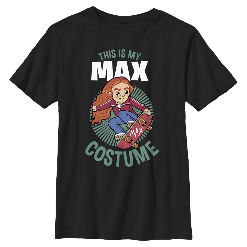 Netflix - Stranger Things - Max Costume - Halloween - Enfant T-shirt - Noir - Devant