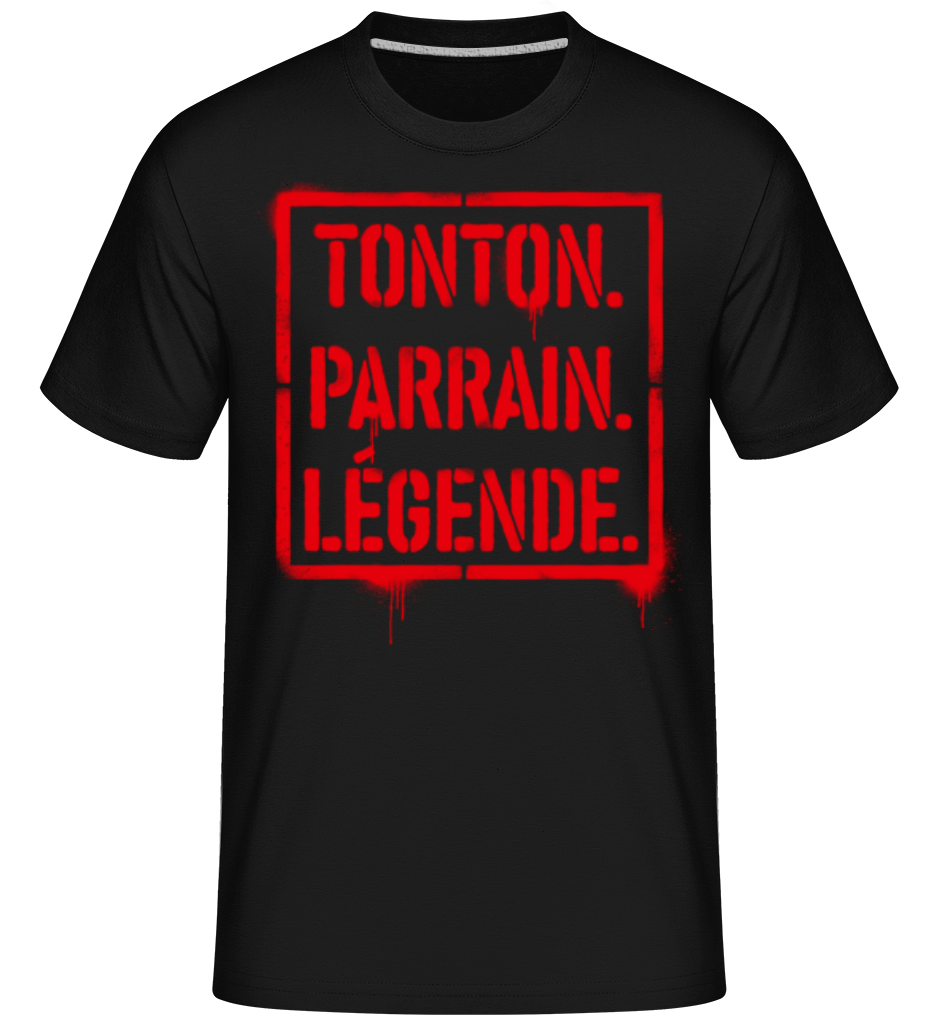 Tonton Parrain Légende Pochoir Graffiti ·  T-Shirt Shirtinator homme