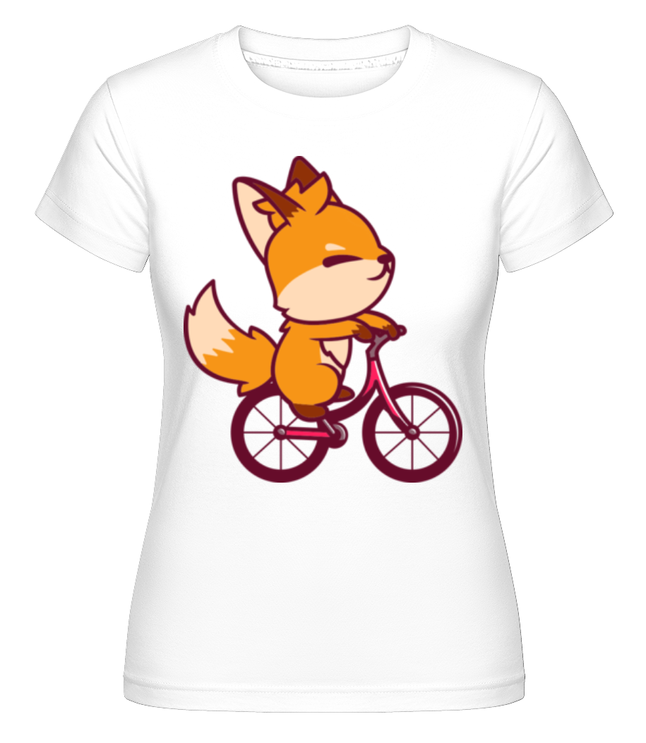 Renard À Vélo ·  T-shirt Shirtinator femme