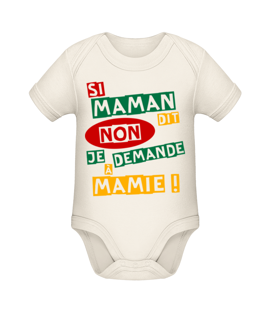 Je Demande À Mamie · Body manches courtes bio