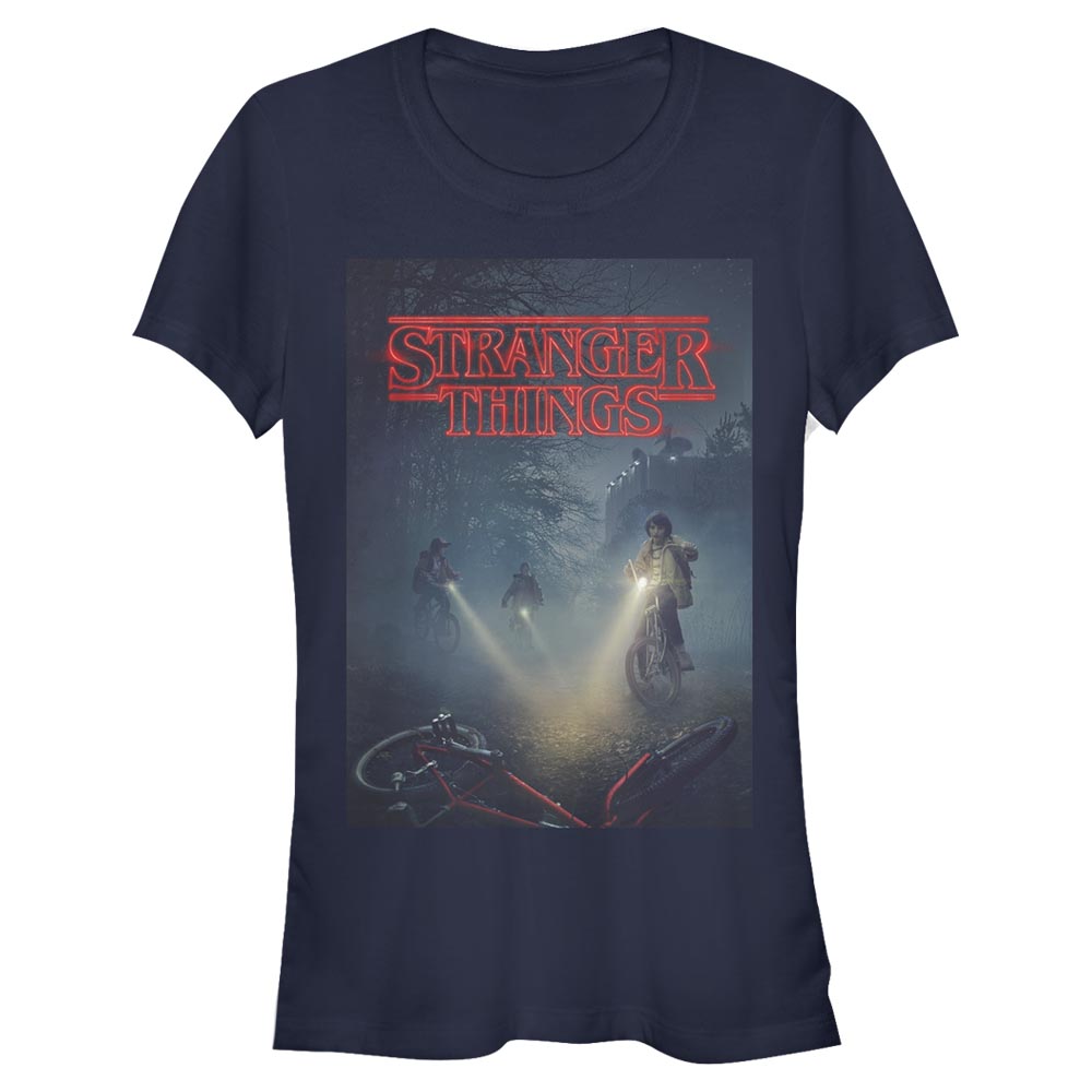 Netflix - Stranger Things - Photo de groupe Will Missing Bike Poster - Femme T-shirt