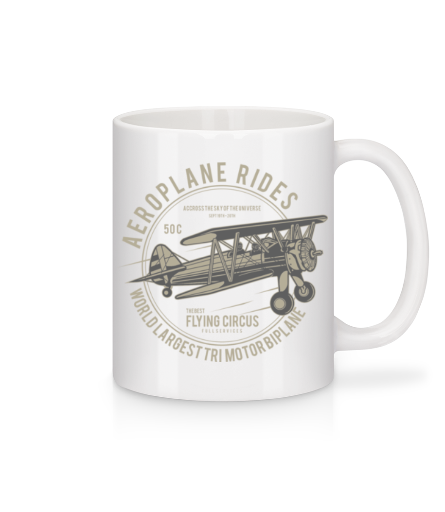 Aeroplane · Mug en céramique blanc