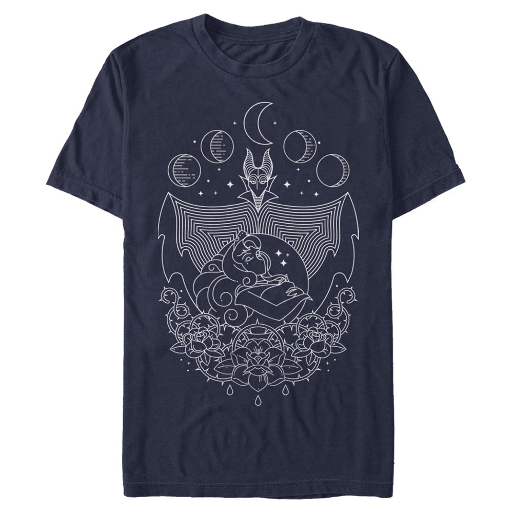 Disney - Sleeping Beauty - Maléfique Geo Line - Homme T-shirt
