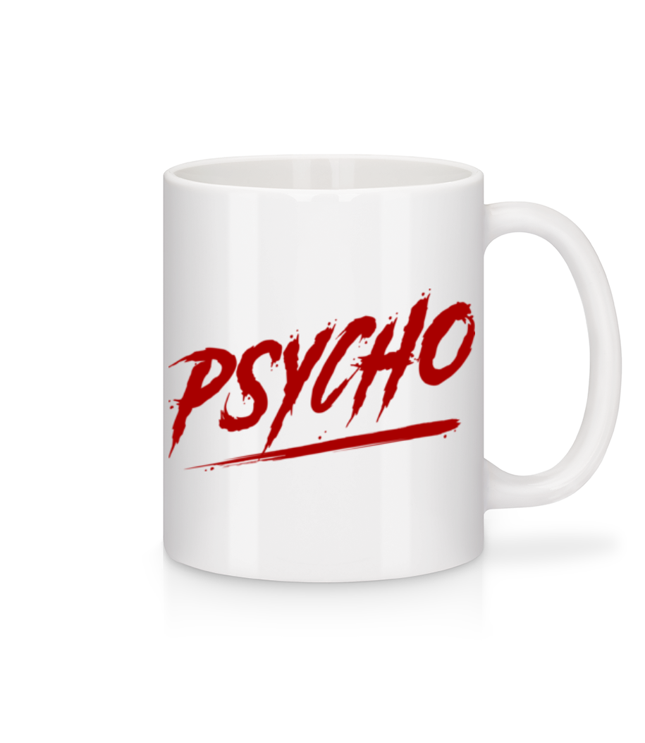 Psycho · Mug en céramique blanc