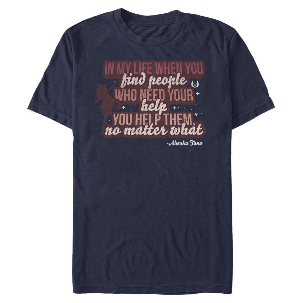 Star Wars - The Clone Wars - Ahsoka Help Others - Männer T-Shirt