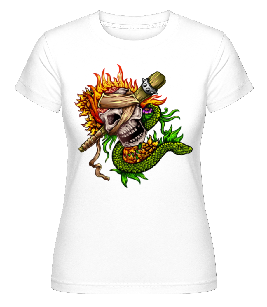 Fire Skull ·  T-shirt Shirtinator femme