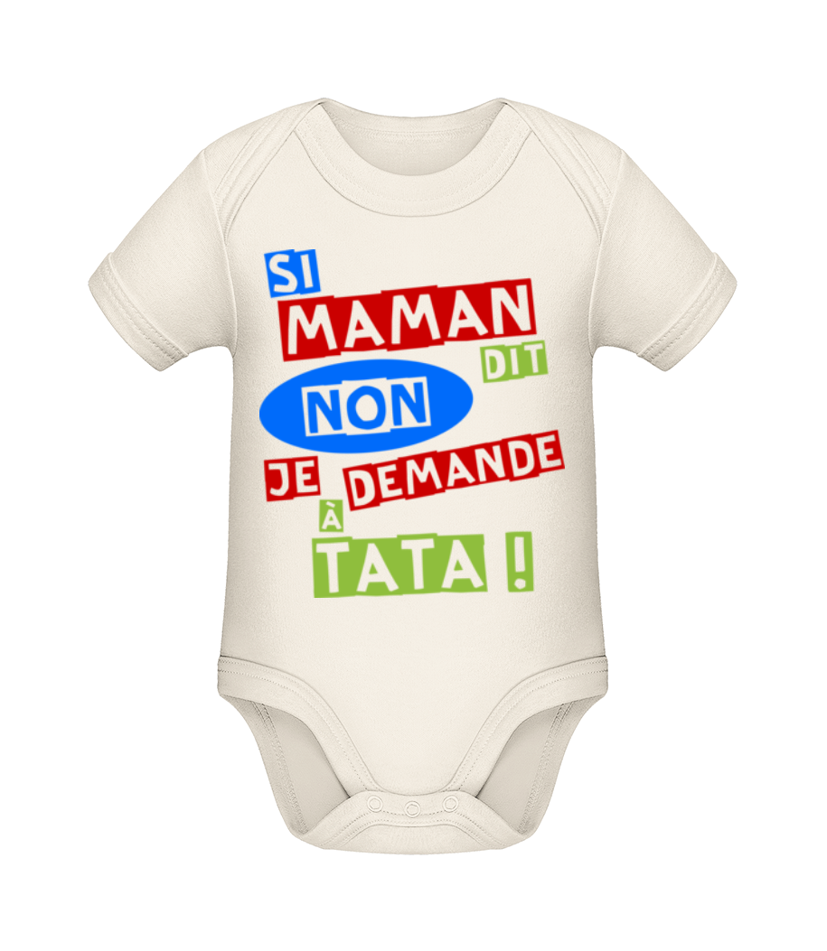 Je Demande À Tata · Body manches courtes bio