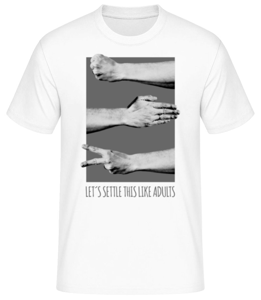 Let's Settle This Like Adults · T-shirt standard Homme