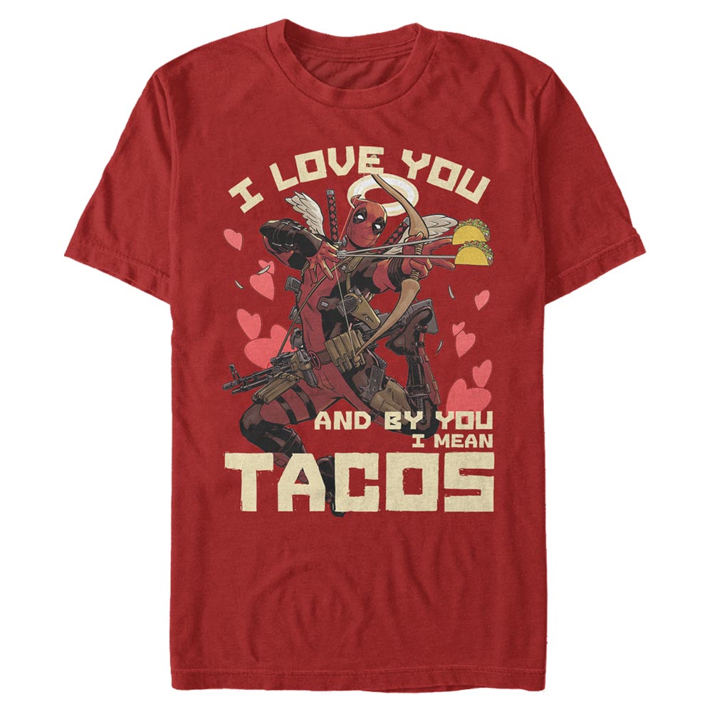 Marvel - Deadpool - Deadpool Taco Love - Valentine's Day - Homme T-shirt