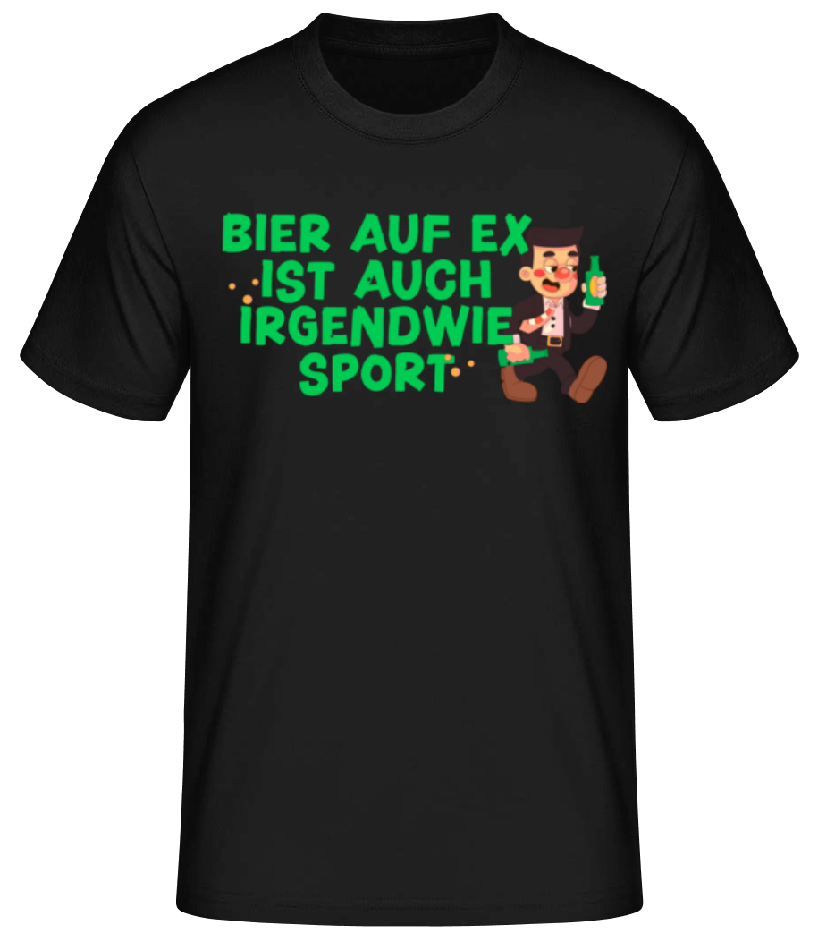 Bier Auf Ex Auch Sport · Männer Basic T-Shirt