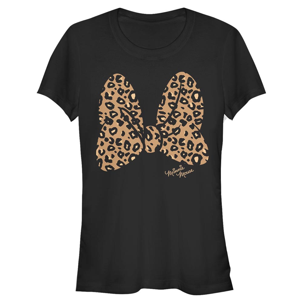 Disney Classics - Mickey Mouse - Minnie Mouse Animal Print Bow - Femme T-shirt