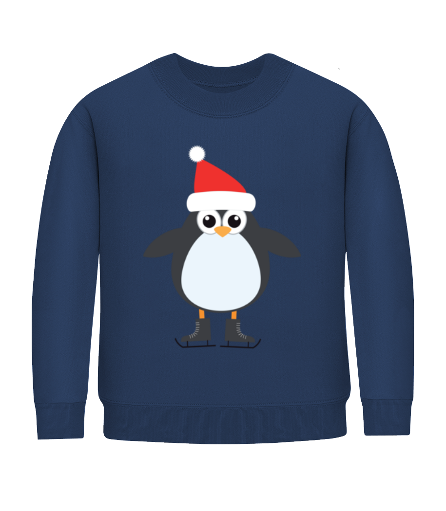 Pingouin De Patin À Glace · Sweatshirt Enfant