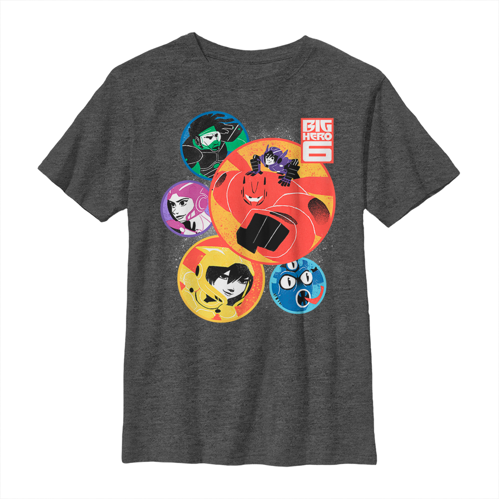 Disney - Les Nouveaux Héros - Photo de groupe Rounders - Enfant T-shirt