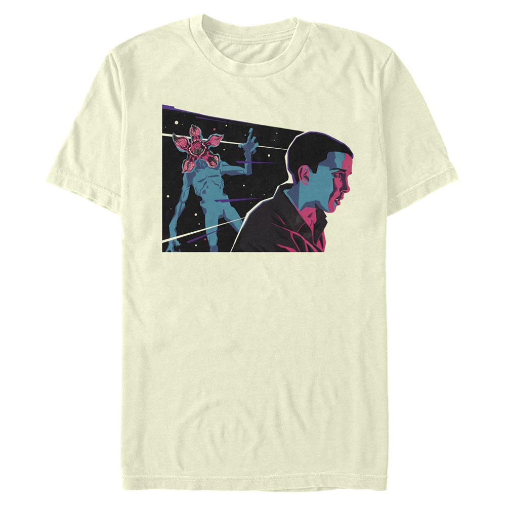 Netflix - Stranger Things - Eleven & Demogorgon Neon Eleven - Homme T-shirt