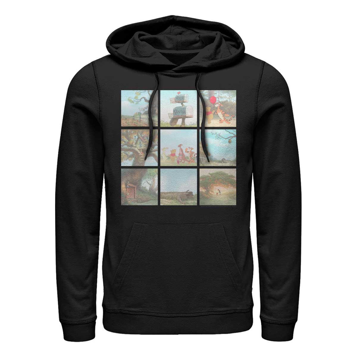 Disney Classics - Winnie l'ourson - Photo de groupe Pooh Scenes - Unisex Sweat à capuche