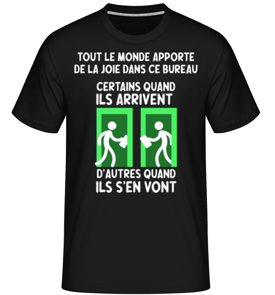 Tout Le Monde Apporte De La Joie ·  T-Shirt Shirtinator homme