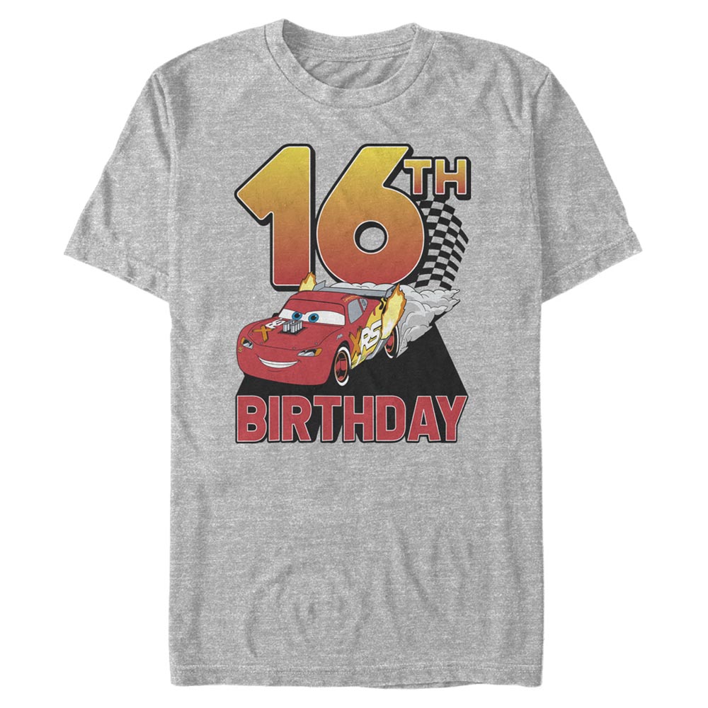 Pixar - Cars - Photo de groupe Lightning Birthday 16 - Homme T-shirt