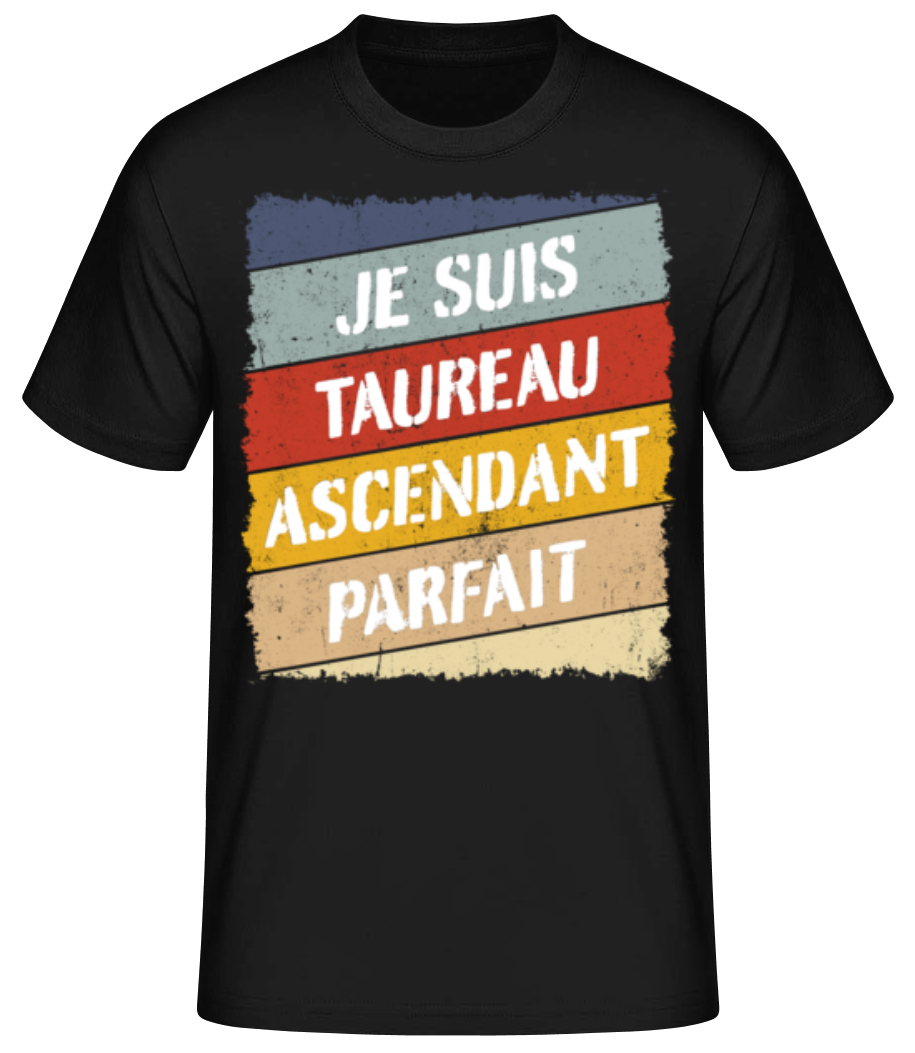 Je Suis Taureau Style Rétro · T-shirt standard Homme