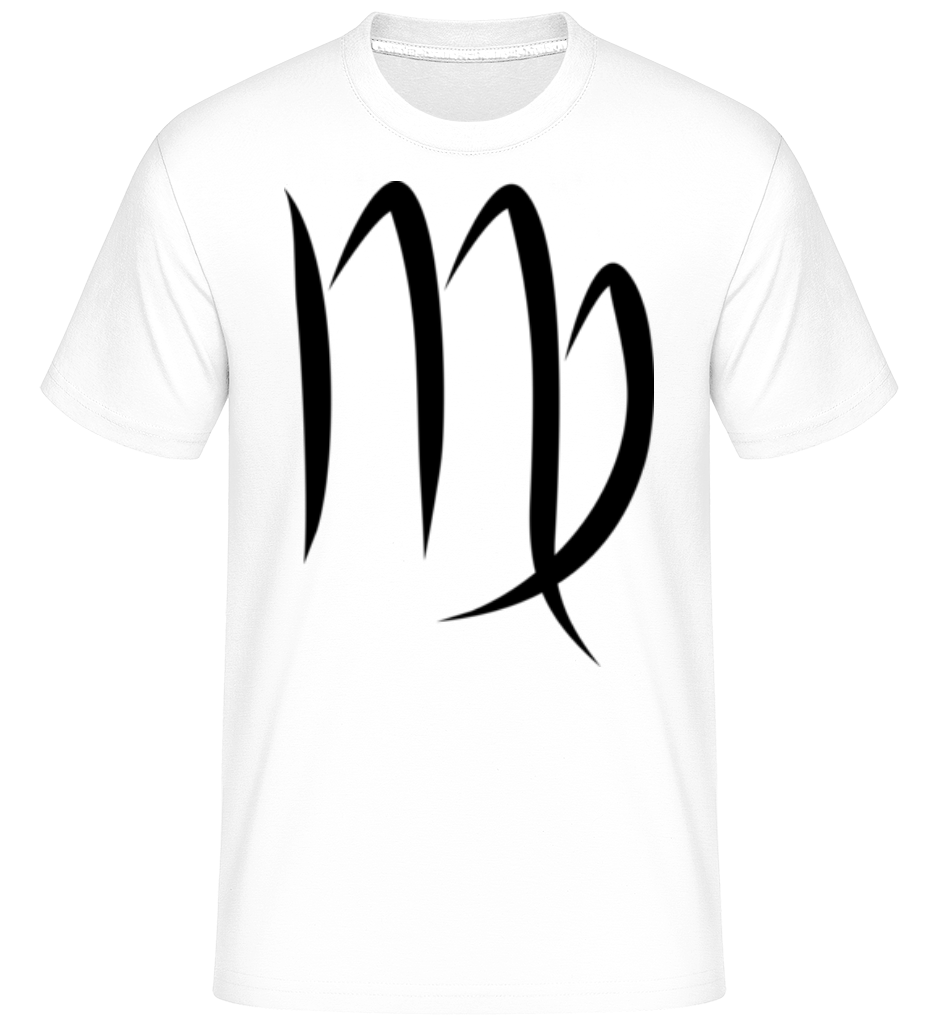 Aperçu: Signe De La Vierge -  T-Shirt Shirtinator homme - Blanc - Devant