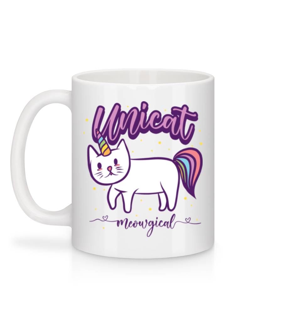 Unicat - Tasse - Weiß - Hinten