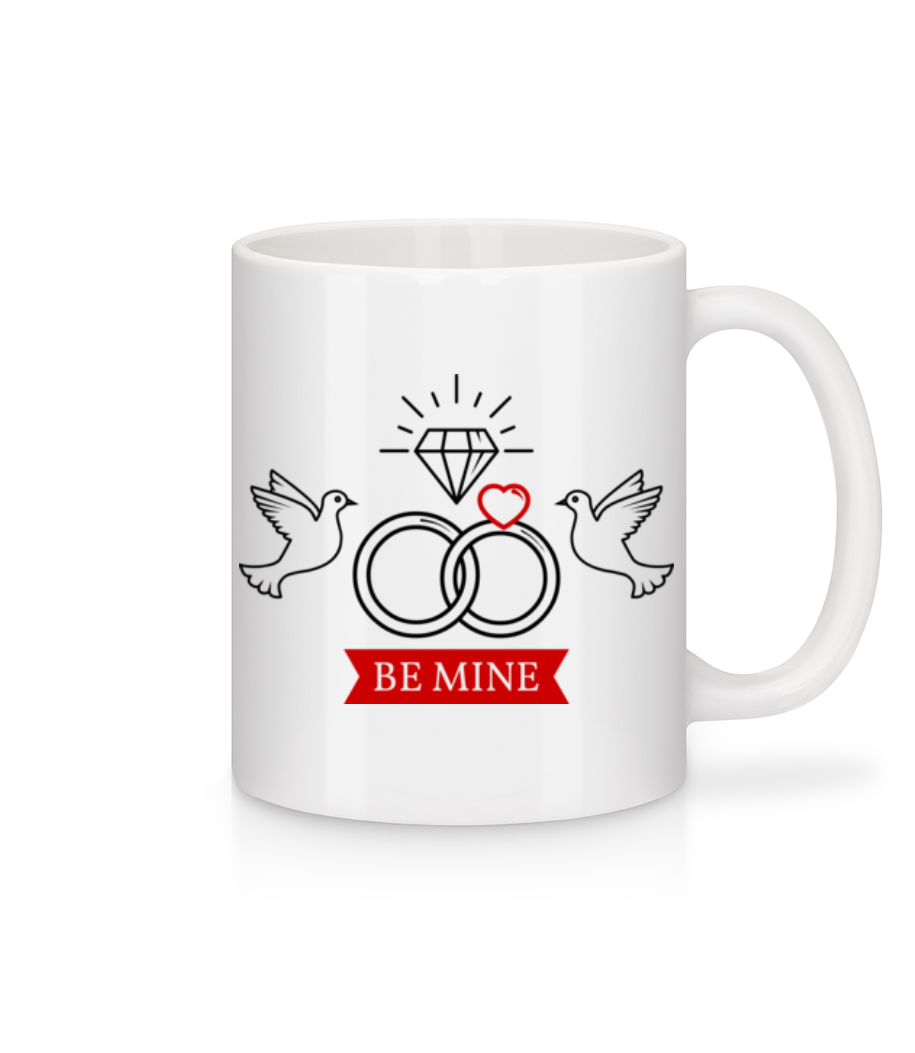 Valentine's Day Be Mine · Mug en céramique blanc