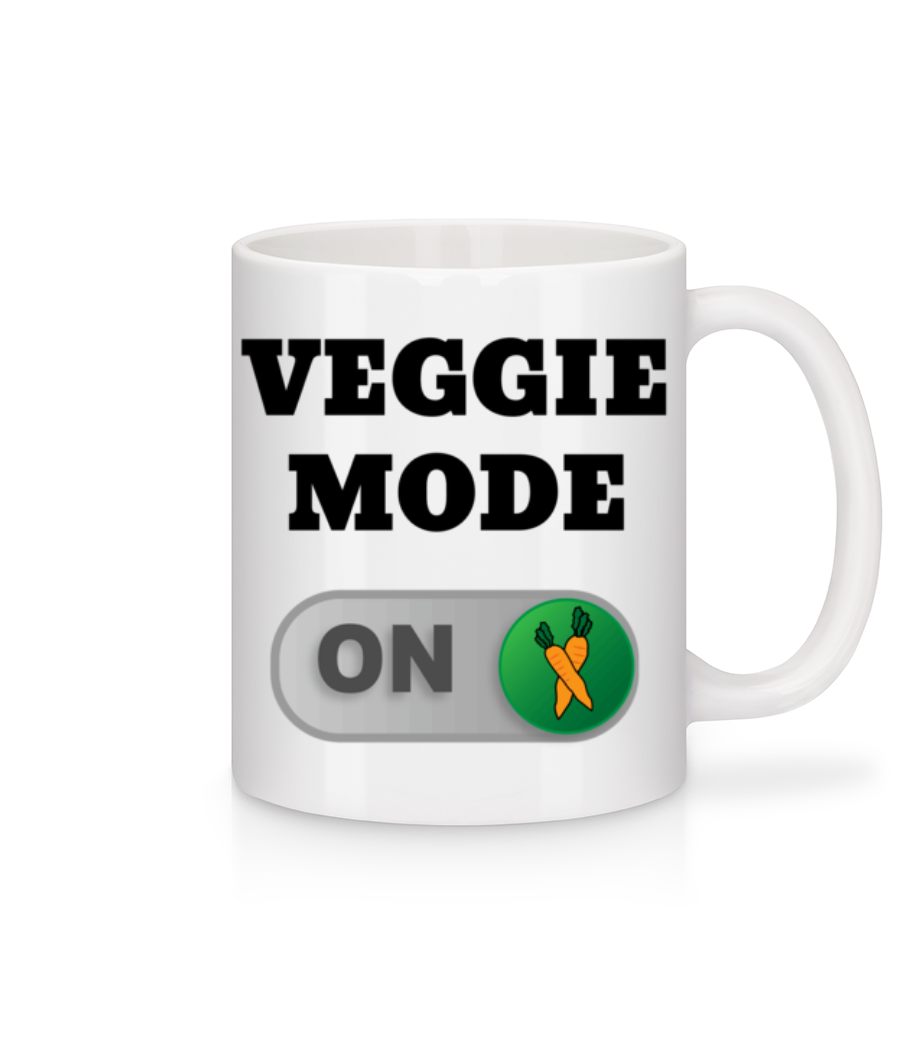 Veggie Mode On - Carrote · Mug en céramique blanc