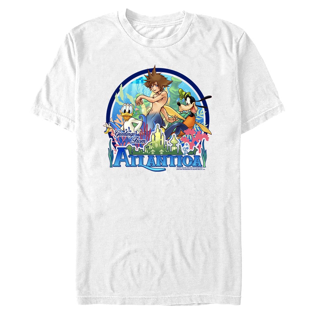Disney - Kingdom Hearts - Photo de groupe Atlantica World - Homme T-shirt