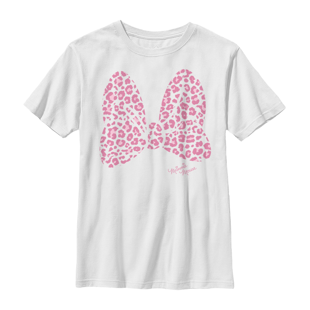 Disney Classics - Micky Maus - Minnie Maus Pink Leopard - Kinder T-Shirt