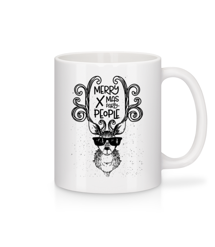 Merry Xmas Party People · Mug en céramique blanc